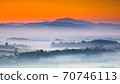 Fantastic sea of clouds and dawn 70746113