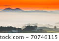 Fantastic sea of clouds and dawn 70746115