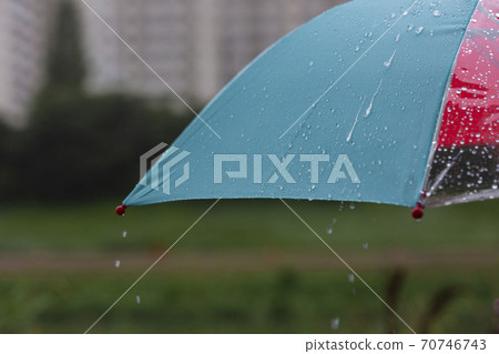 Rainy season city landscape 054 70746743