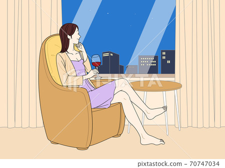 Enjoy summer, summer vacation cartoon illustration 004 Enjoy summer, summer vacation cartoon illustration 004 70747034