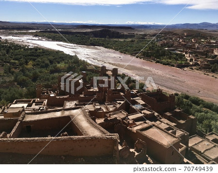 Scenery seen from Morocco Ait Ben Haddou Scenery seen from Morocco Ait Ben Haddou 70749439