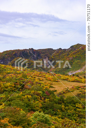 栗駒山遺蹟的秋葉 70751170