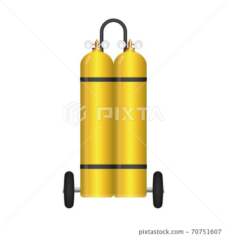 Gas tank vector illustration isolated on white background 70751607