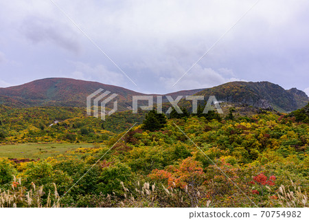 Autumn leaves of Mt. Kurikoma 70754982