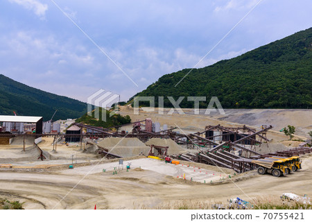 Naruse dam construction site Naruse dam construction site 70755421