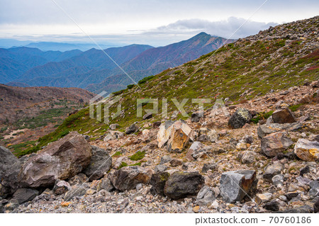 (Tochigi Prefecture) Mt. Chausu, a rocky area of Mugen Hell 70760186
