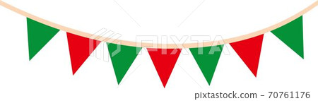 Christmas color flag 70761176
