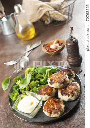 fish cutlet 70762863