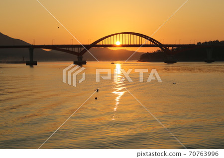 Jeonnam, Gangjin, Maryang port, morning, park, facility, ship Jeonnam, Gangjin, Maryang port, morning, park, facility, ship 70763996