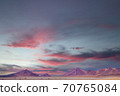 Amazing sunset sky over Altiplano, Bolivia 70765084