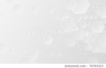 Abstract hexagon background with copy space... - Stock Illustration ...