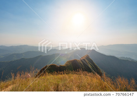 Beautiful landscape in the mountains at Khao Chang Puak mountain Thailand Beautiful landscape in the mountains at Khao Chang Puak mountain Thailand 70766147