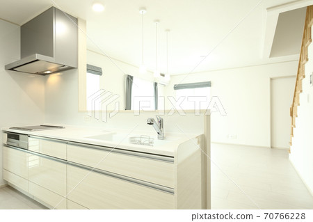 System kitchen in newly built housing LDK 70766228