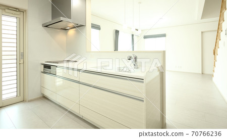 System kitchen in newly built housing LDK 70766236