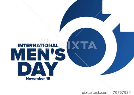 International Men's Day. November 19. Holiday concept. Template for background, banner, card, poster 70767924