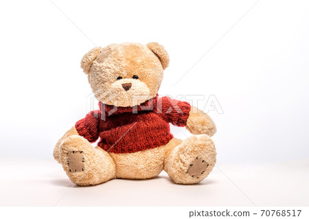 Toy bear isolated on white background 70768517