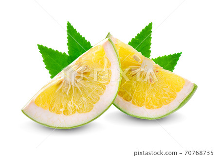 Pomelo isolated on the white background 70768735