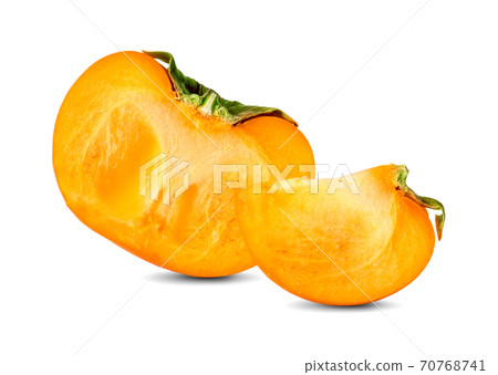 persimmons isolated on white background 70768741