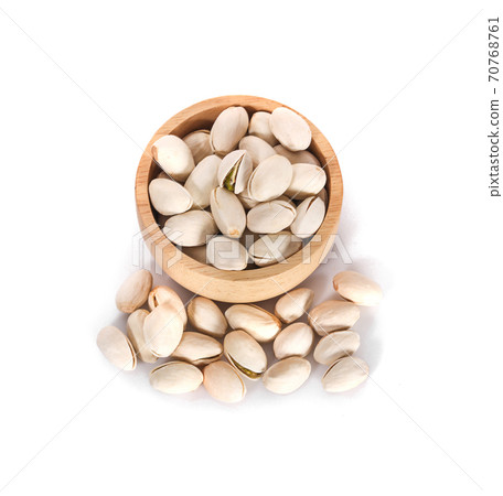 pistachio an isolated on white background pistachio an isolated on white background 70768761