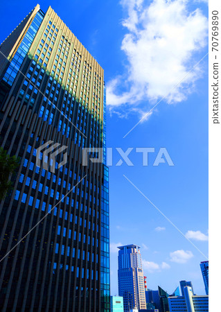 Urban scenery, buildings, business, big city in Kita-ku, Osaka [October] 70769890