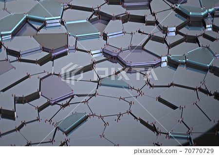 broken glass with sharp pieces over black background broken glass with sharp pieces over black background 70770729