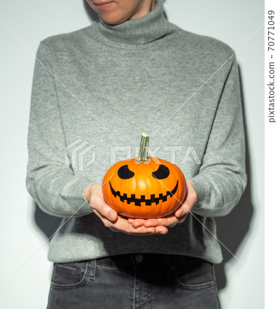 Minimalistic halloween concept 70771049