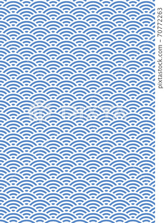 Qinghai wave / Transparent background / Color changeable / Pattern data included 70772263