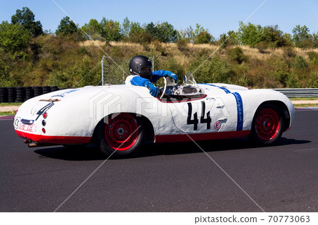 Vintage veteran car Skoda 1101 Sport from 1949 Czechoslovakia 70773063