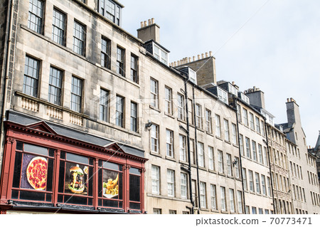Cityscape of Edinburgh, Scotland Historical stone building 70773471