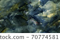 Hnd Painted Abstract Watercolor rock texture 70774581