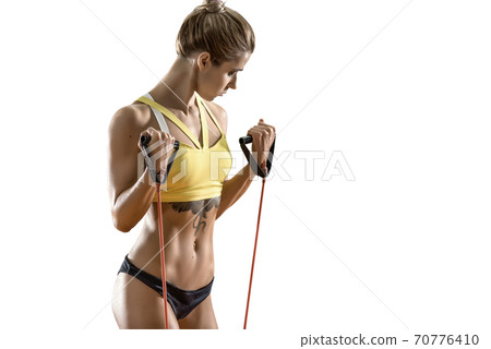 young fitness slim woman young fitness slim woman 70776410