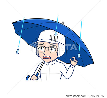 傘 下雨 雨 70779197