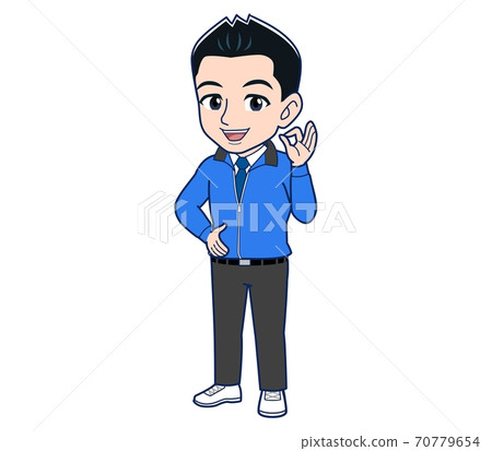 ok 人物 藍領工人 70779654