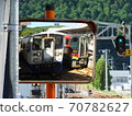 Kiha 54 series diesel train, 2700 series Shimanto Ashizuri, stopped at Kubokawa Station on the JR Shikoku Yodo Line 70782627