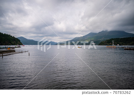 多雲的天空1的蘆野湖 70783262