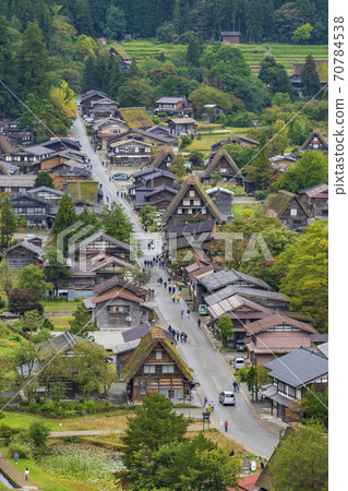 《岐阜縣》飛ida白川鄉合掌祖里村 70784538