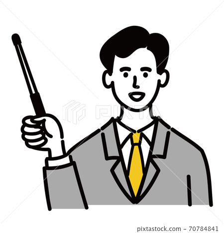 男式西服矢量流行解釋棒 70784841