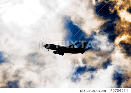 Flight silhouette Flight silhouette 70784954