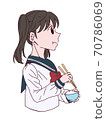 初中女孩餐 70786069