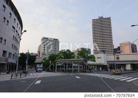 In front of Funabori station in the early morning (Tokyo) In front of Funabori station in the early morning (Tokyo) 70787684
