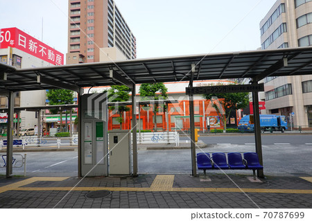 In front of Funabori station in the early morning (Tokyo) In front of Funabori station in the early morning (Tokyo) 70787699
