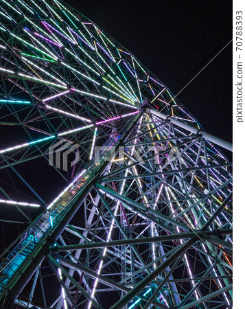 葛西海濱公園摩天輪夜景(2019年9月) 葛西海濱公園摩天輪夜景(2019年9月) 70788393