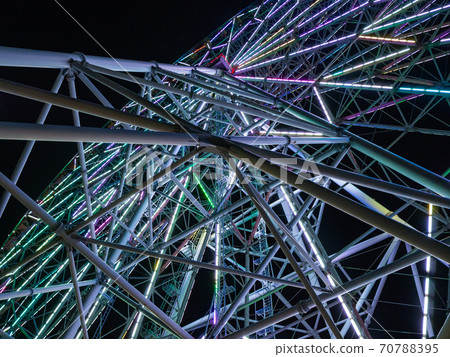葛西海濱公園摩天輪夜景(2019年9月) 葛西海濱公園摩天輪夜景(2019年9月) 70788395