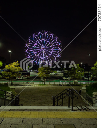 葛西海濱公園摩天輪夜景(2019年9月) 葛西海濱公園摩天輪夜景(2019年9月) 70788414
