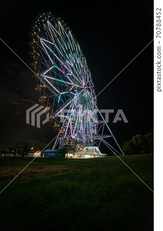 葛西海濱公園摩天輪夜景(2019年9月) 葛西海濱公園摩天輪夜景(2019年9月) 70788452