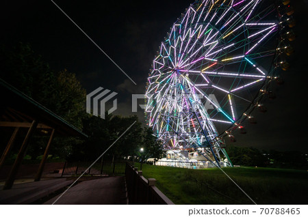 葛西海濱公園摩天輪夜景(2019年9月) 葛西海濱公園摩天輪夜景(2019年9月) 70788465