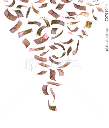 Flying New Zealand Dollar 70791044