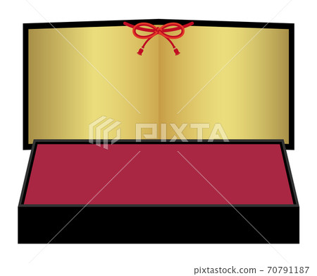Gold folding screen and Japanese style pedestal Gold folding screen and Japanese style pedestal 70791187