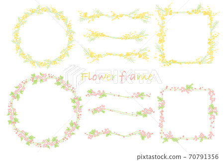 輕柔的花框套裝 輕柔的花框套裝 70791356