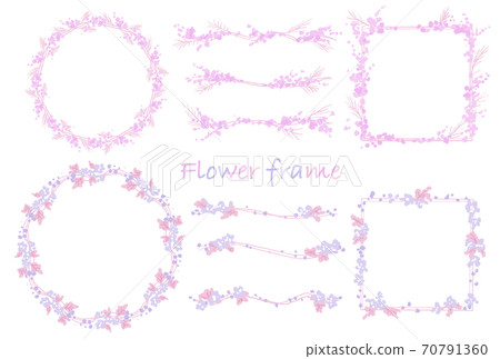 輕柔的花框套裝 輕柔的花框套裝 70791360